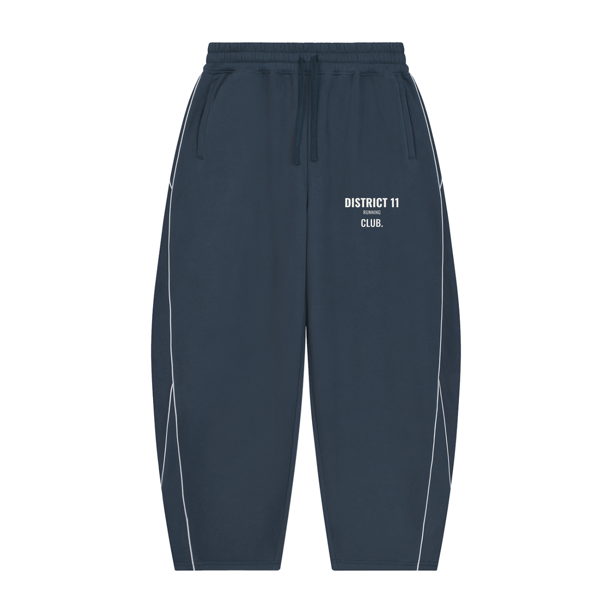 District 11 Fleece Sweatpants – Navy Blue – front