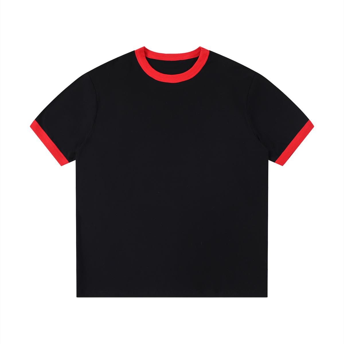 Black with Red
