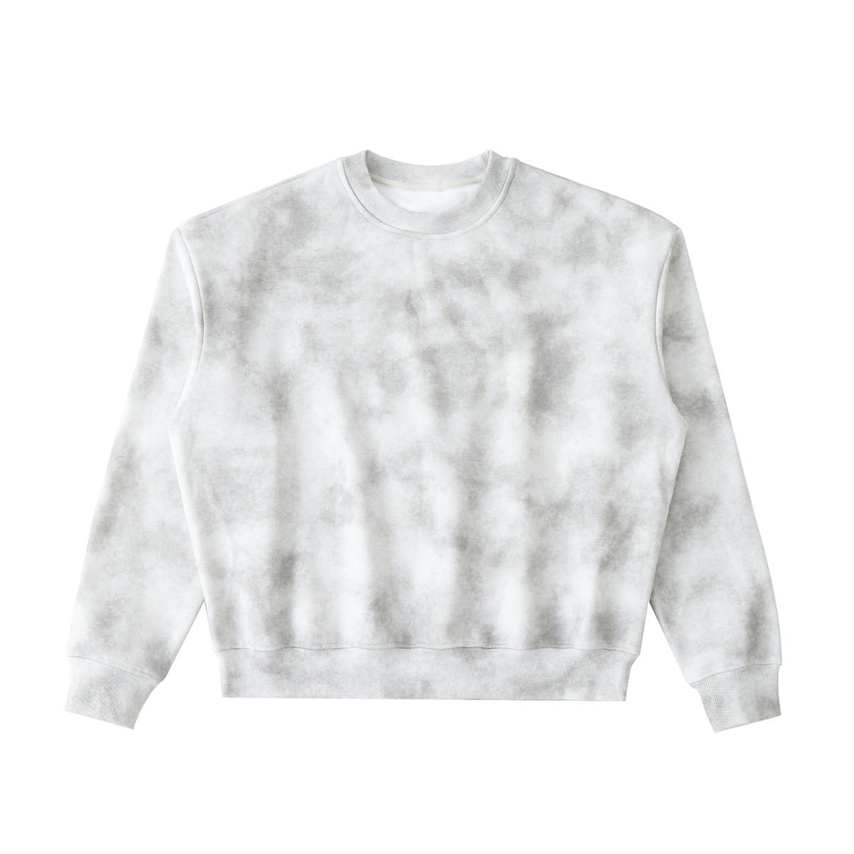 Dirty Washed Boxy Fleece Sweatshirt