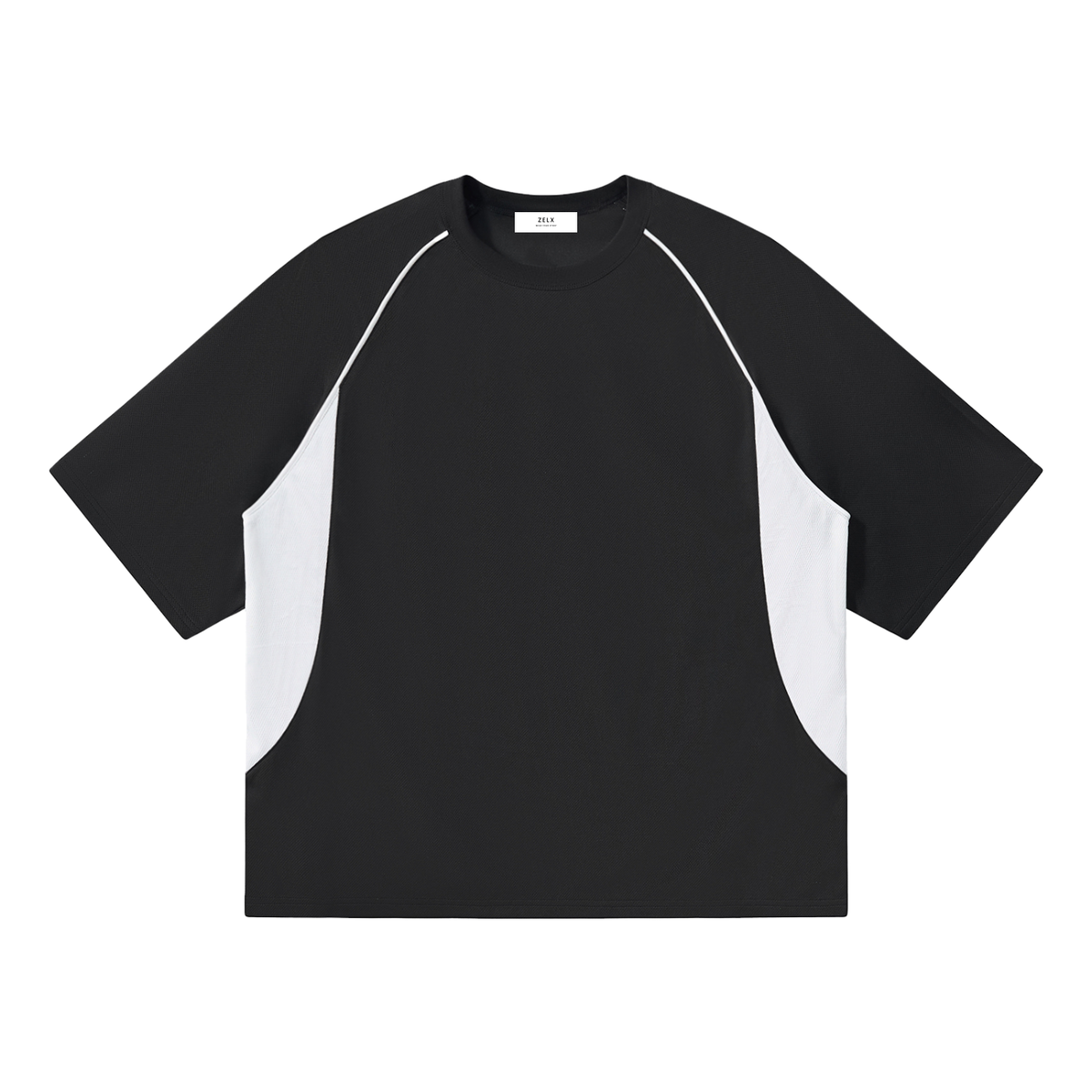 Black with White