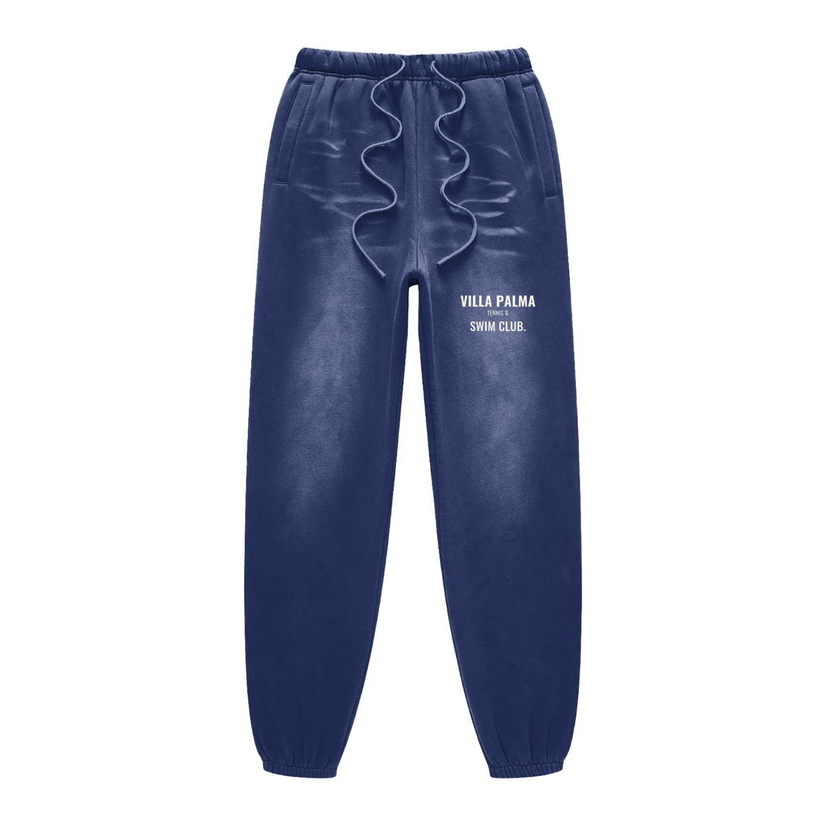 Villa Palma Fleece Sweatpants – Royal Blue – front