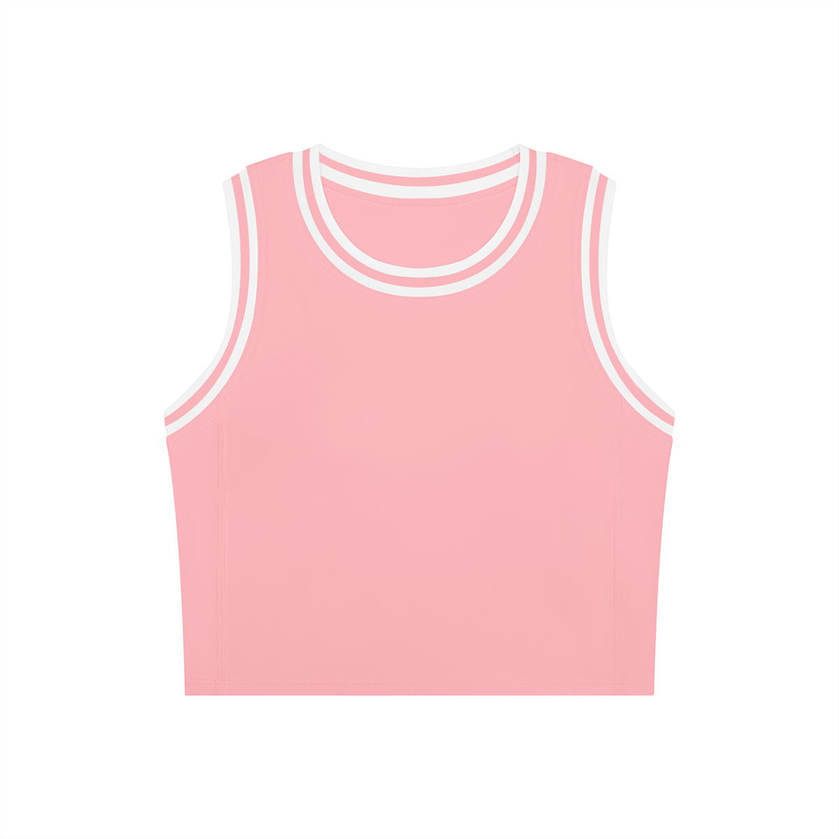 Rose Pink with White