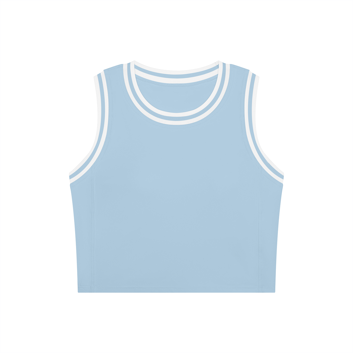 Sky Blue with White