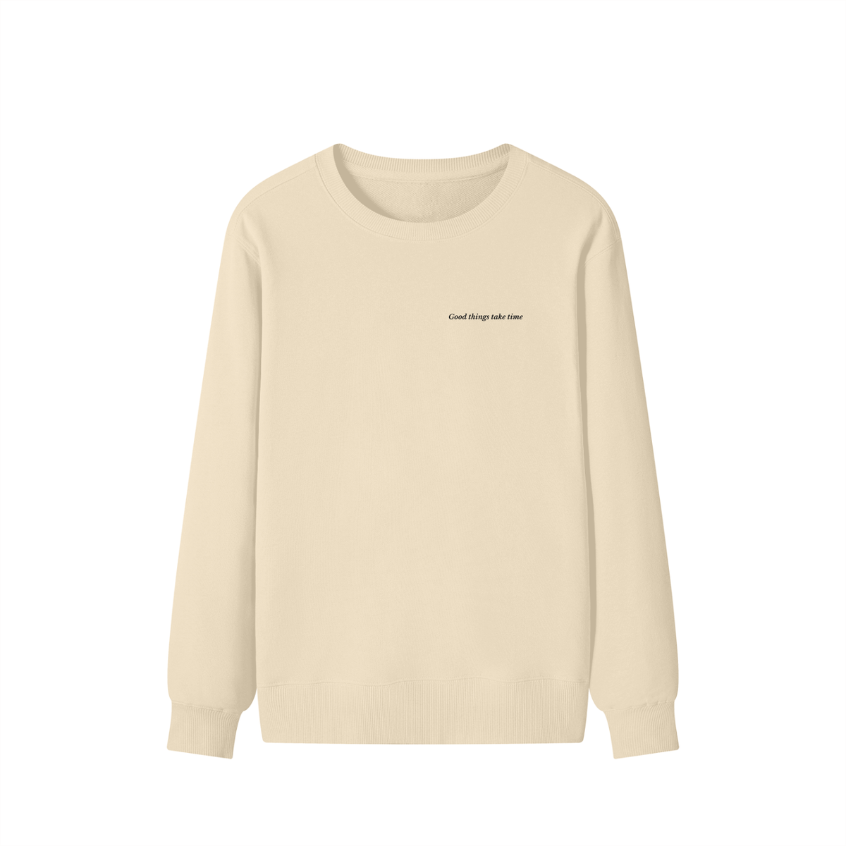 Good Things Sweatshirt – Apricot – front