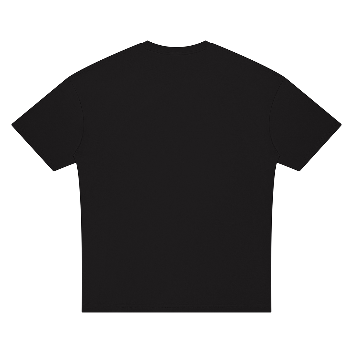 Oversized Drop Shoulder T-Shirt – Brown & White