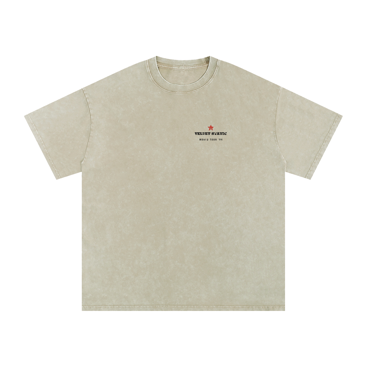 Velvet Static Snow Wash Tee