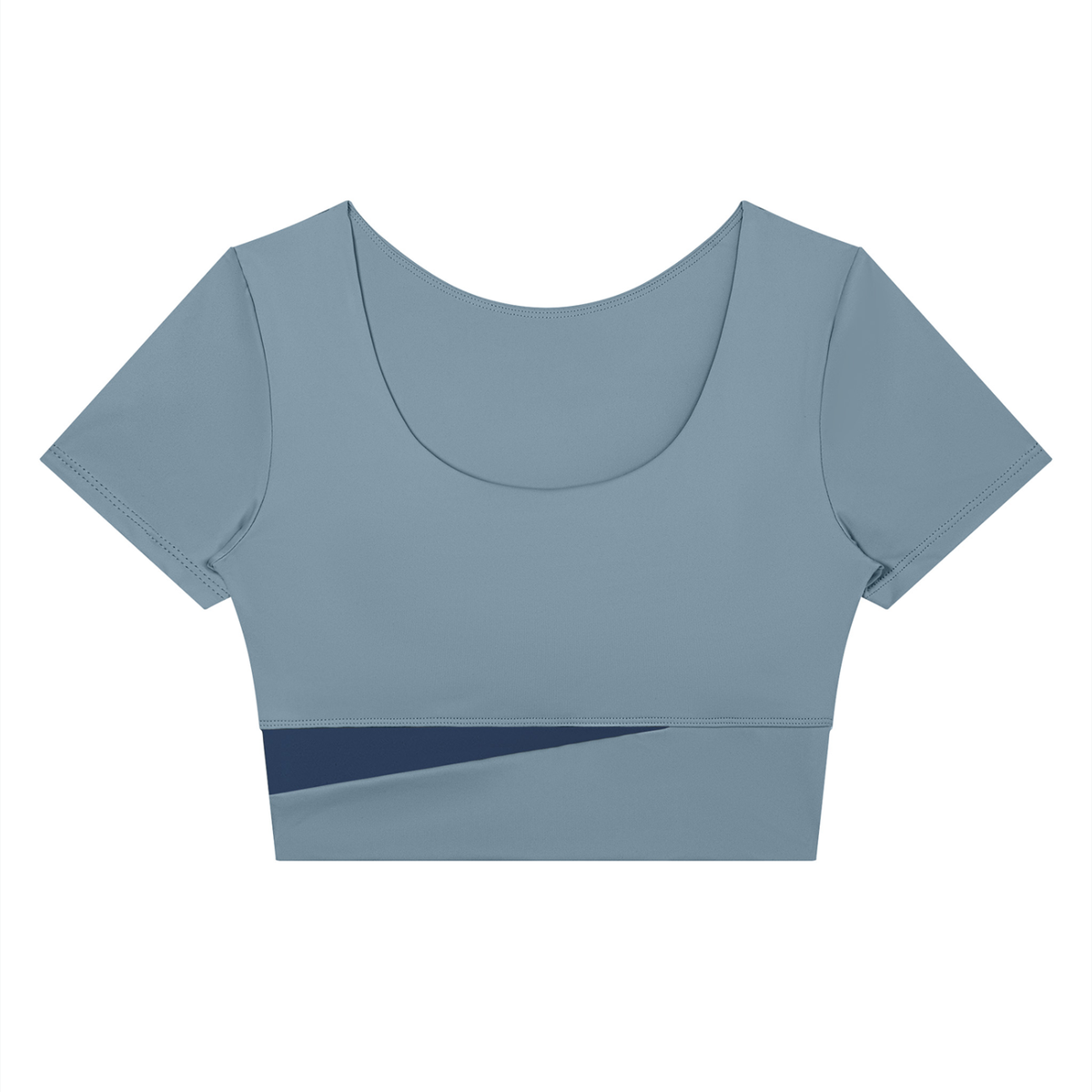 Gray Blue with Navy Blue