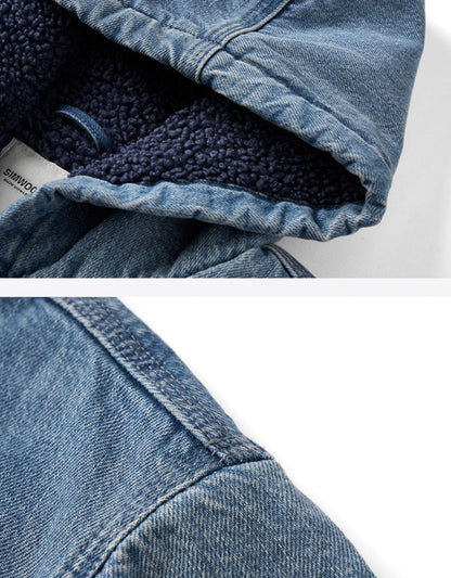 Fleece Hooded Oversize Jacket