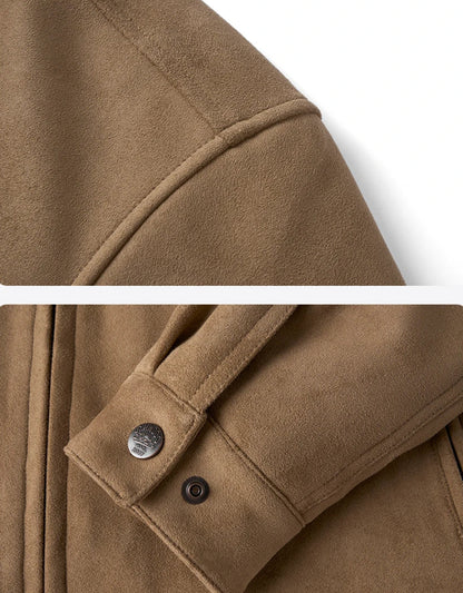 Regular Fit Suede Jacket