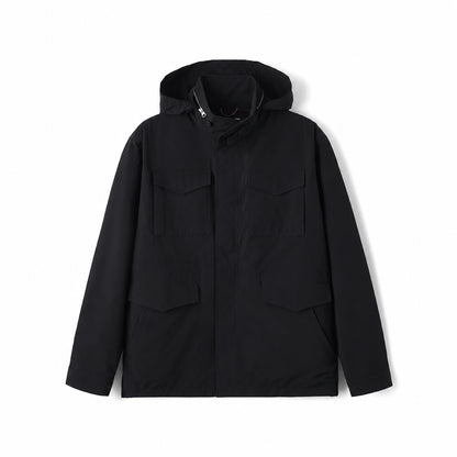 Oversized Hooded  Cargo Jacket