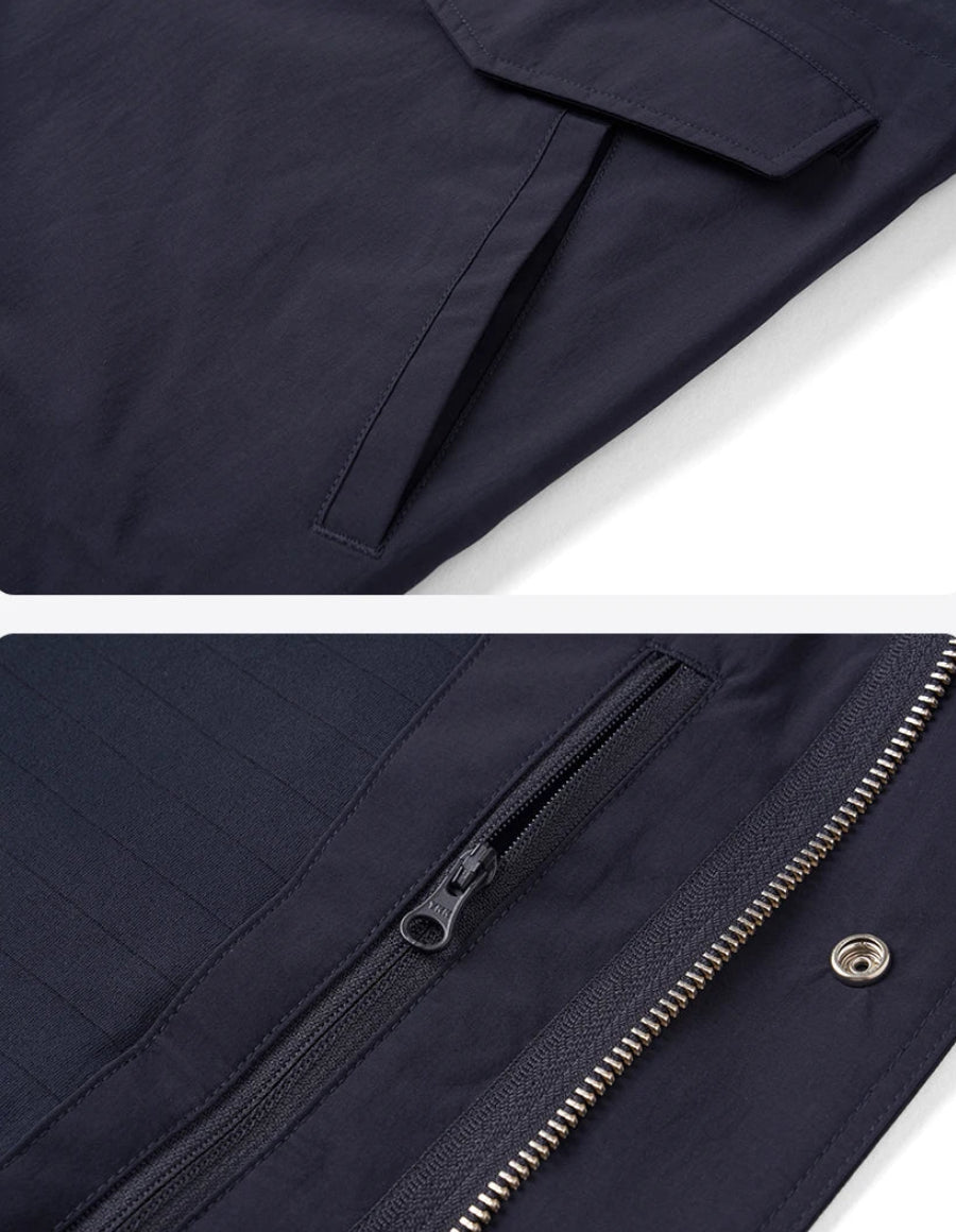 Oversized Hooded  Cargo Jacket