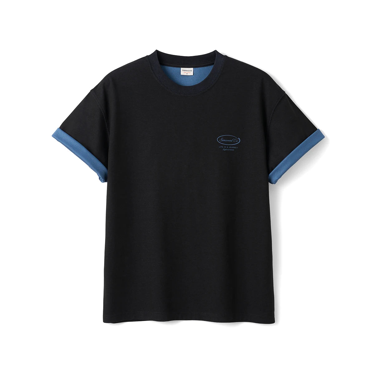 Oversized Two-Tone T-Shirt