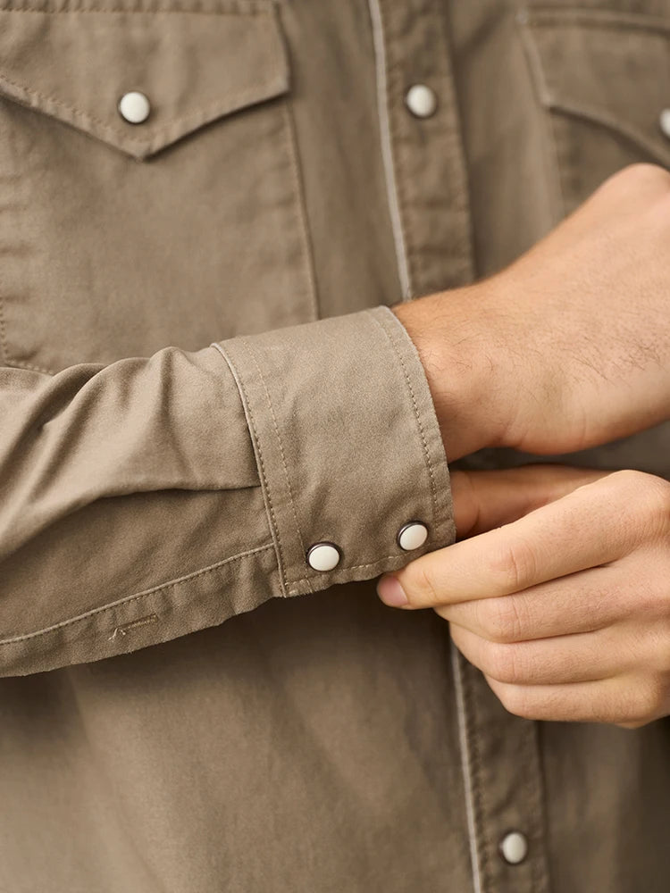 Washed Western Oversize Shirt