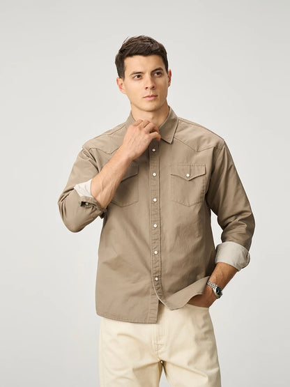 Washed Western Oversize Shirt
