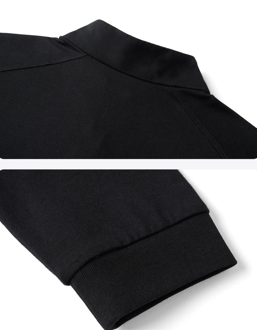 Half-Zip Long Sleeve T-Shirt