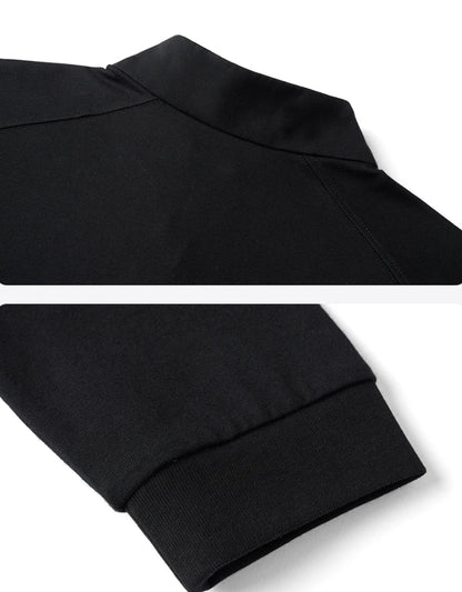 Half-Zip Long Sleeve T-Shirt