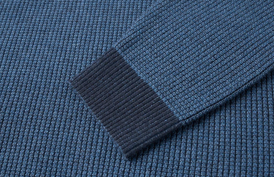 Oversize Waffle Textured Knitted Sweater