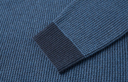 Oversize Waffle Textured Knitted Sweater