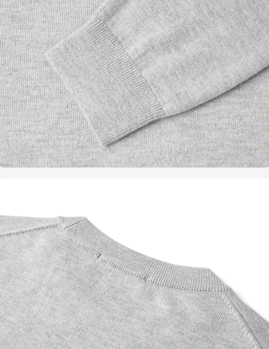 Fine Knit Wool Blend Sweater
