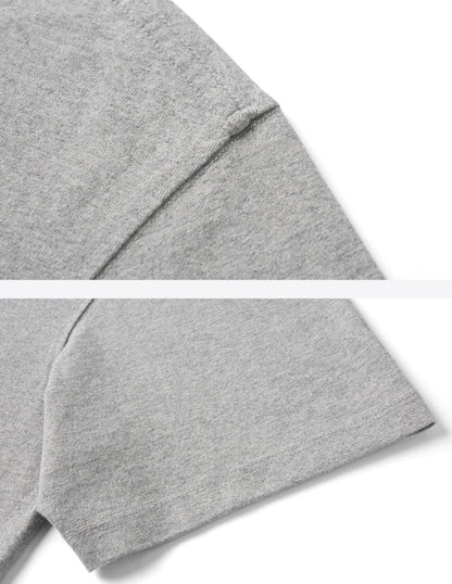 Washed Cotton Henley T-Shirt
