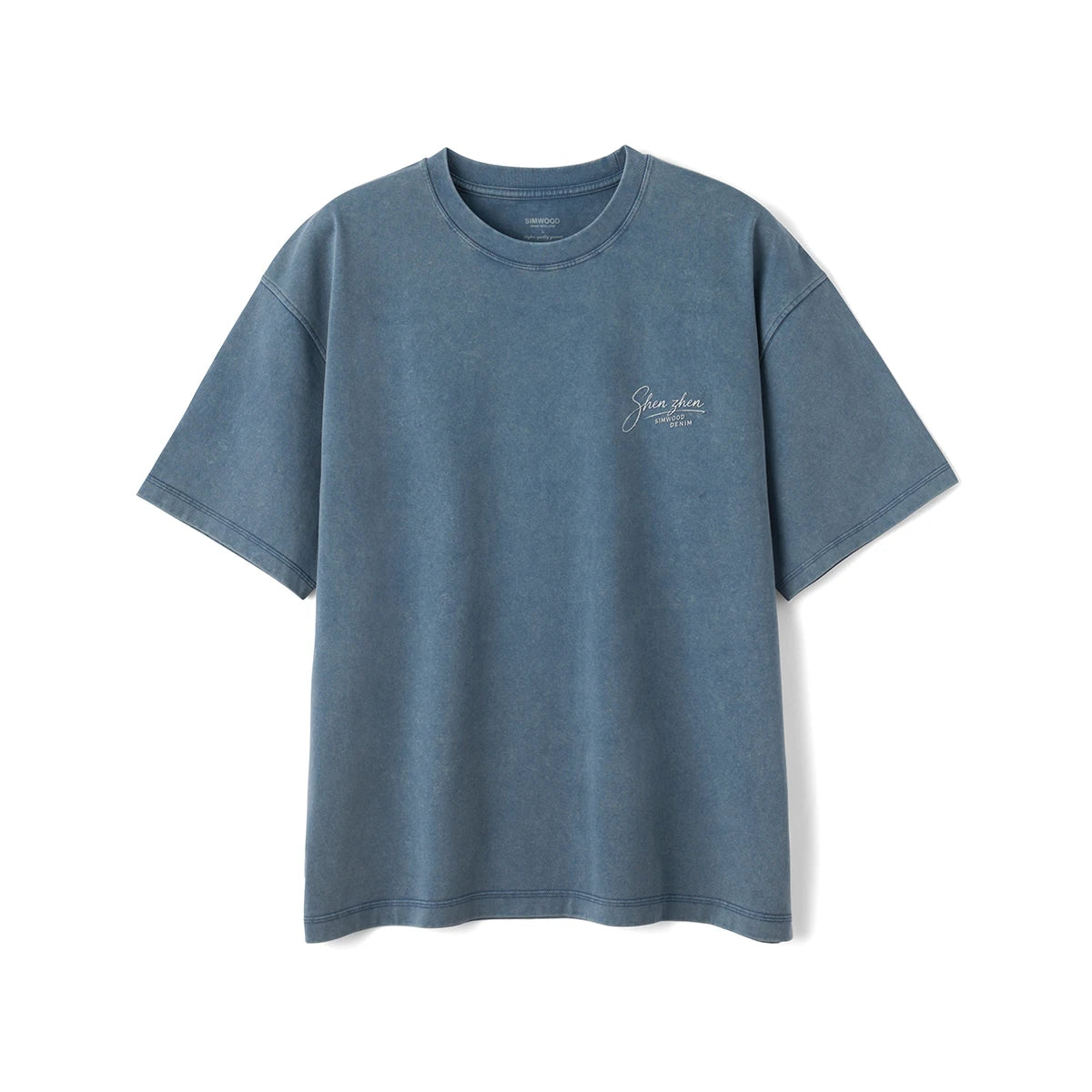 Heavyweight Letter Print T-Shirt