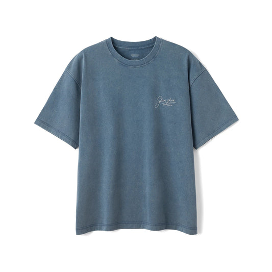 Heavyweight Letter Print T-Shirt