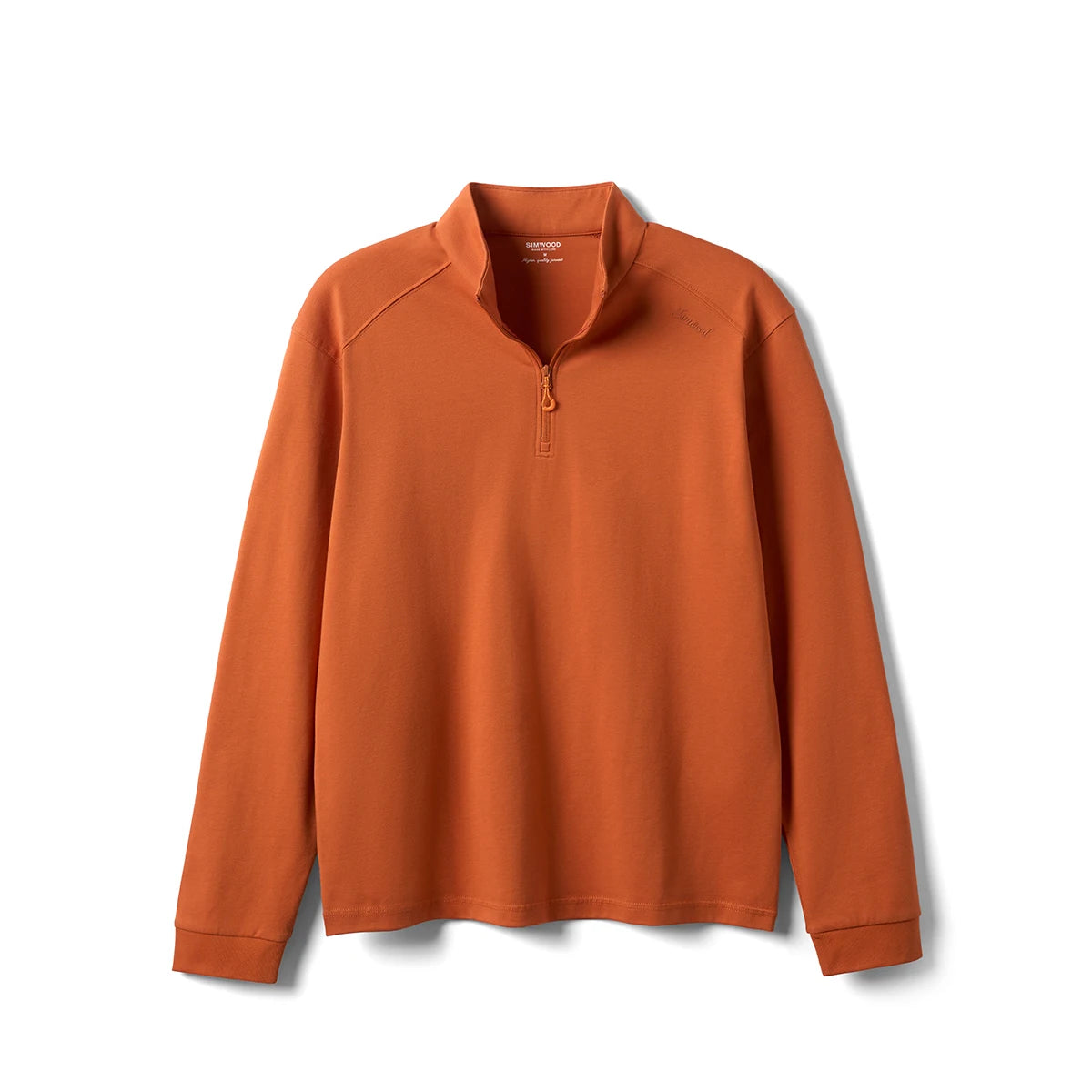 Half-Zip Long Sleeve T-Shirt