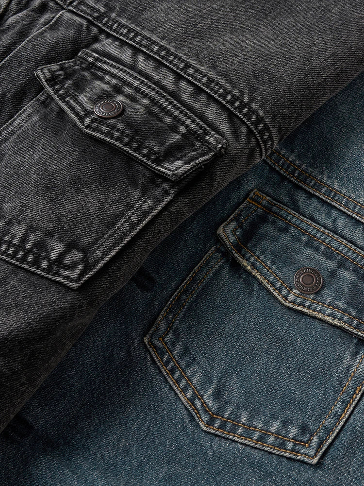 Warm Oversize Denim Jacket