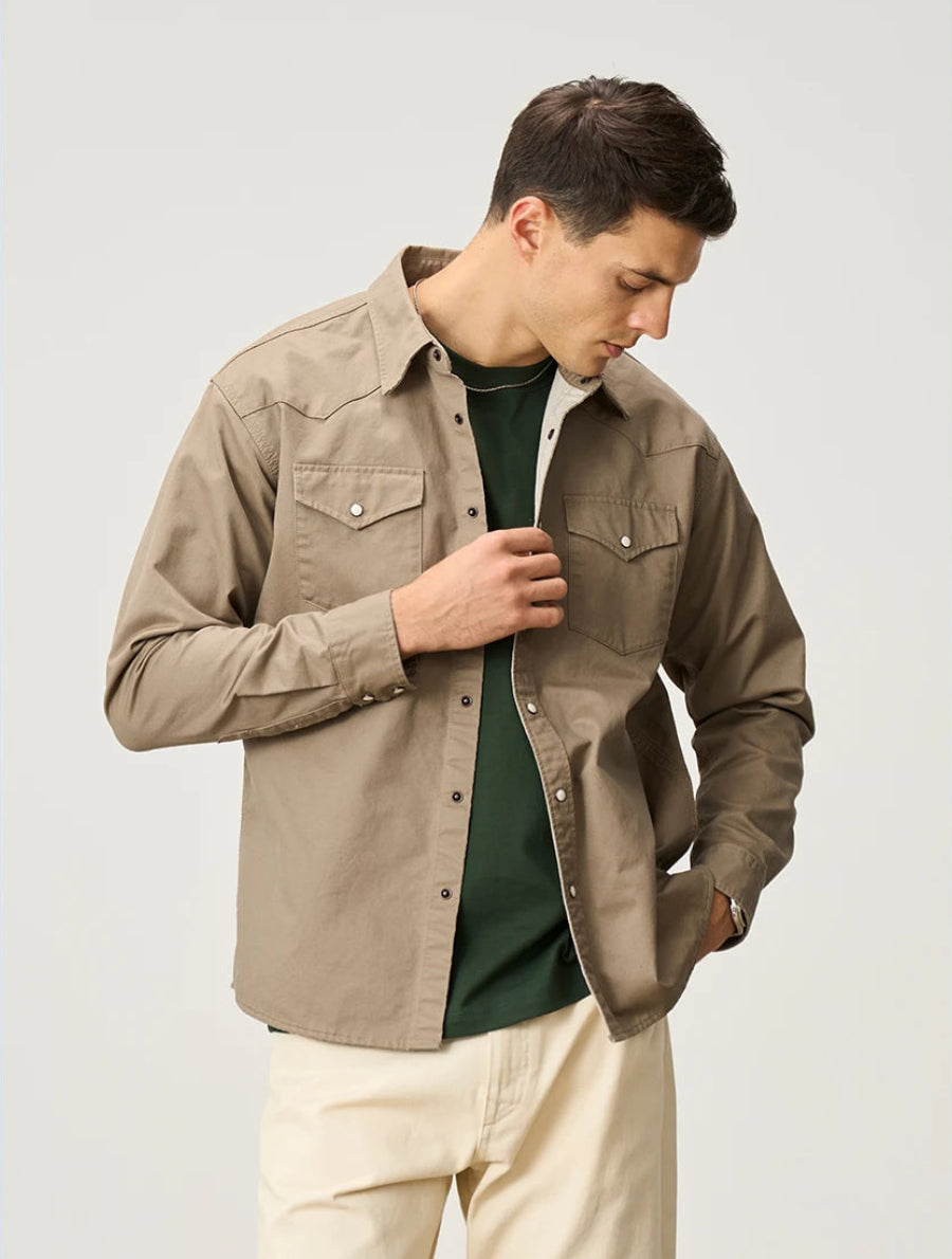 Washed Western Oversize Shirt