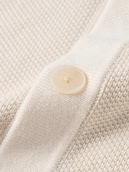 V-Neck Knit Cardigan