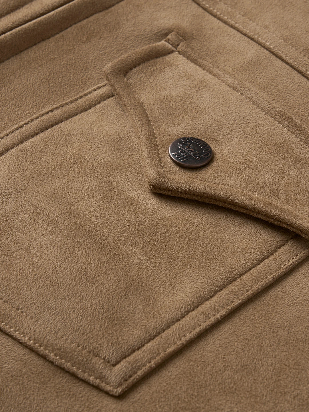 Regular Fit Suede Jacket