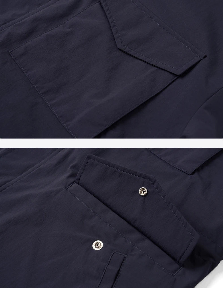 Oversized Hooded  Cargo Jacket
