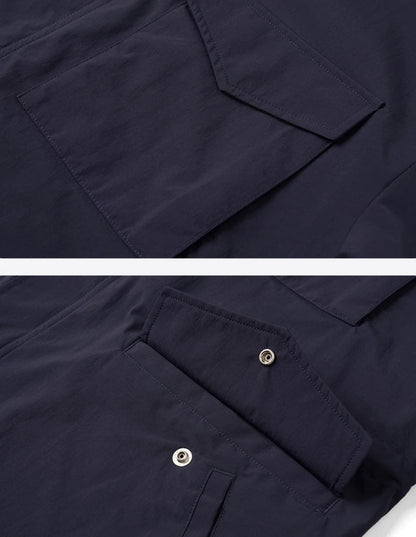 Oversized Hooded  Cargo Jacket