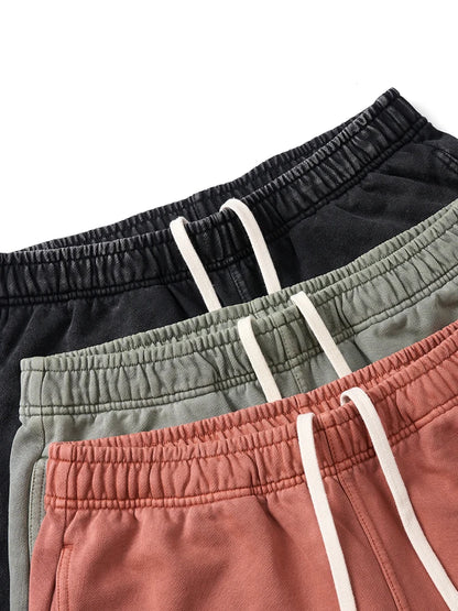 Oversize Washed Sweatshorts