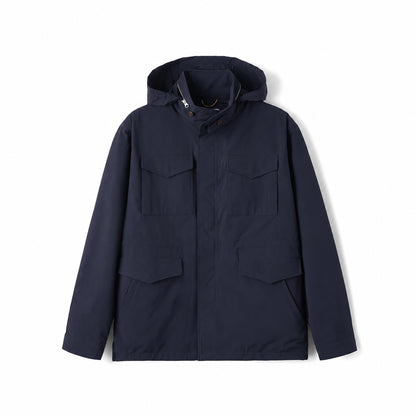 Oversized Hooded  Cargo Jacket