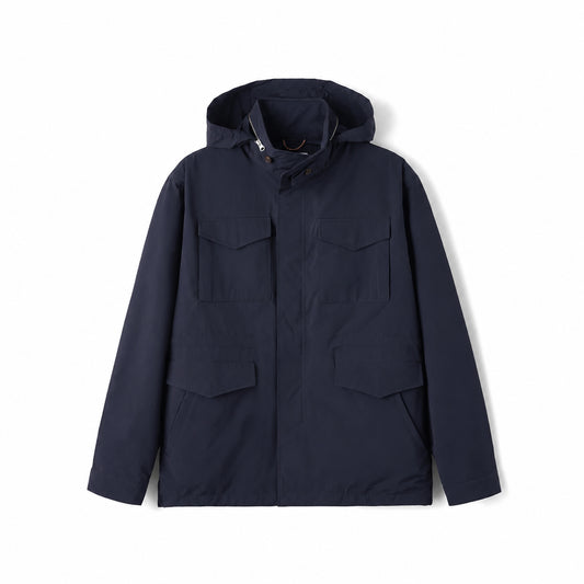 Oversized Hooded  Cargo Jacket