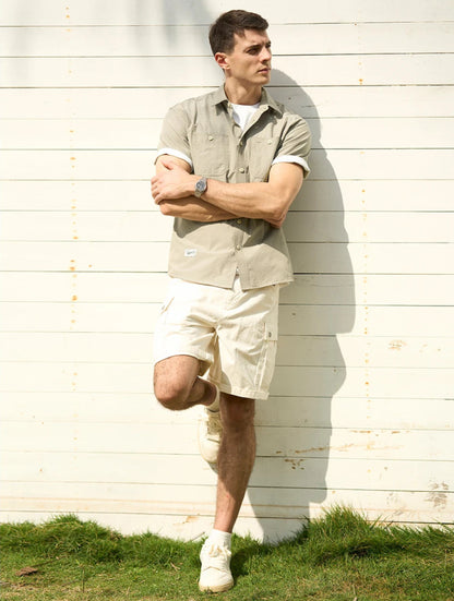 Casual Loose Cargo Shirt