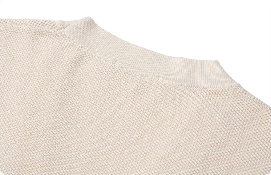 V-Neck Knit Cardigan