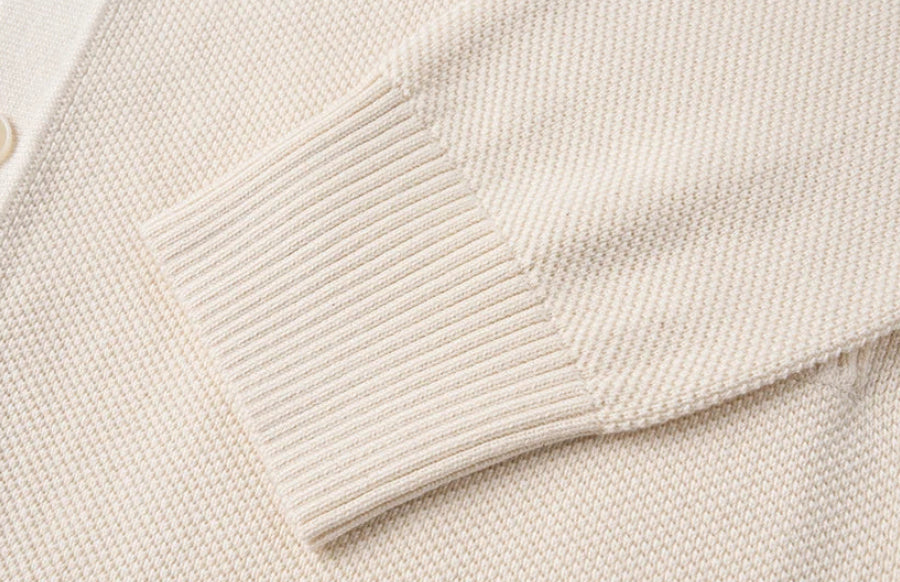 V-Neck Knit Cardigan