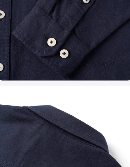 Cotton Loose Long Sleeve Shirt