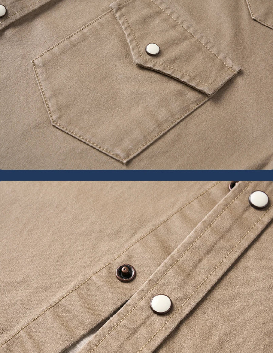 Washed Western Oversize Shirt