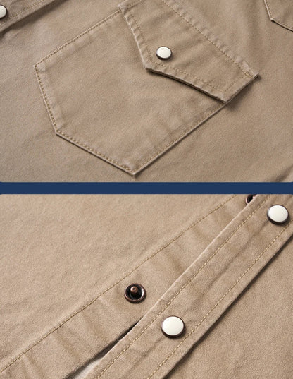 Washed Western Oversize Shirt