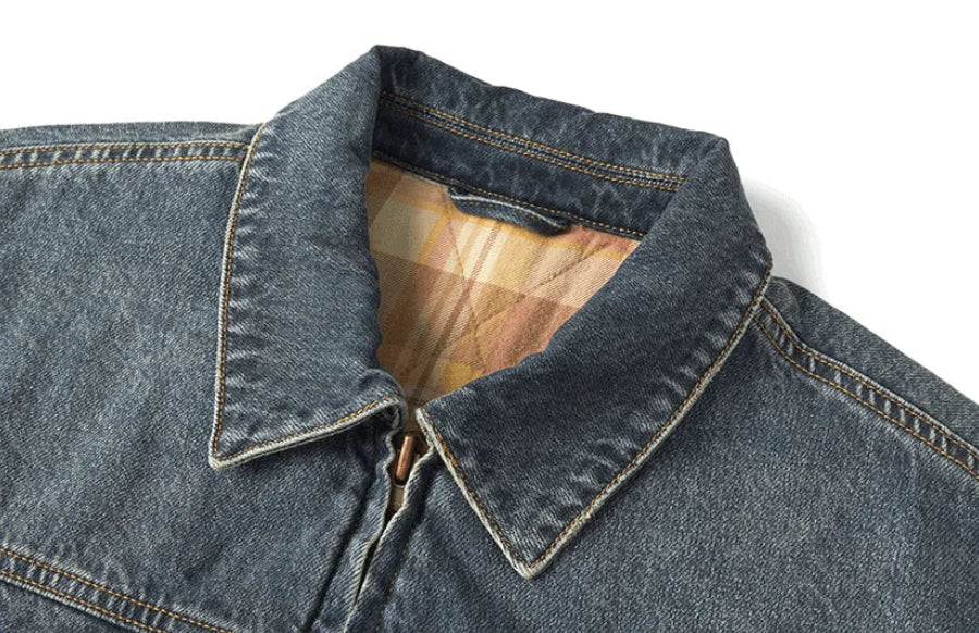 Warm Oversize Denim Jacket