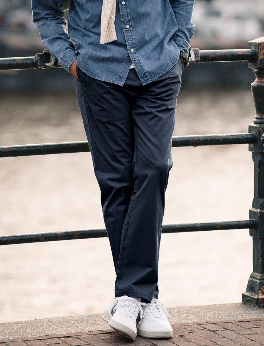 Heavyweight Durable Straight Chinos