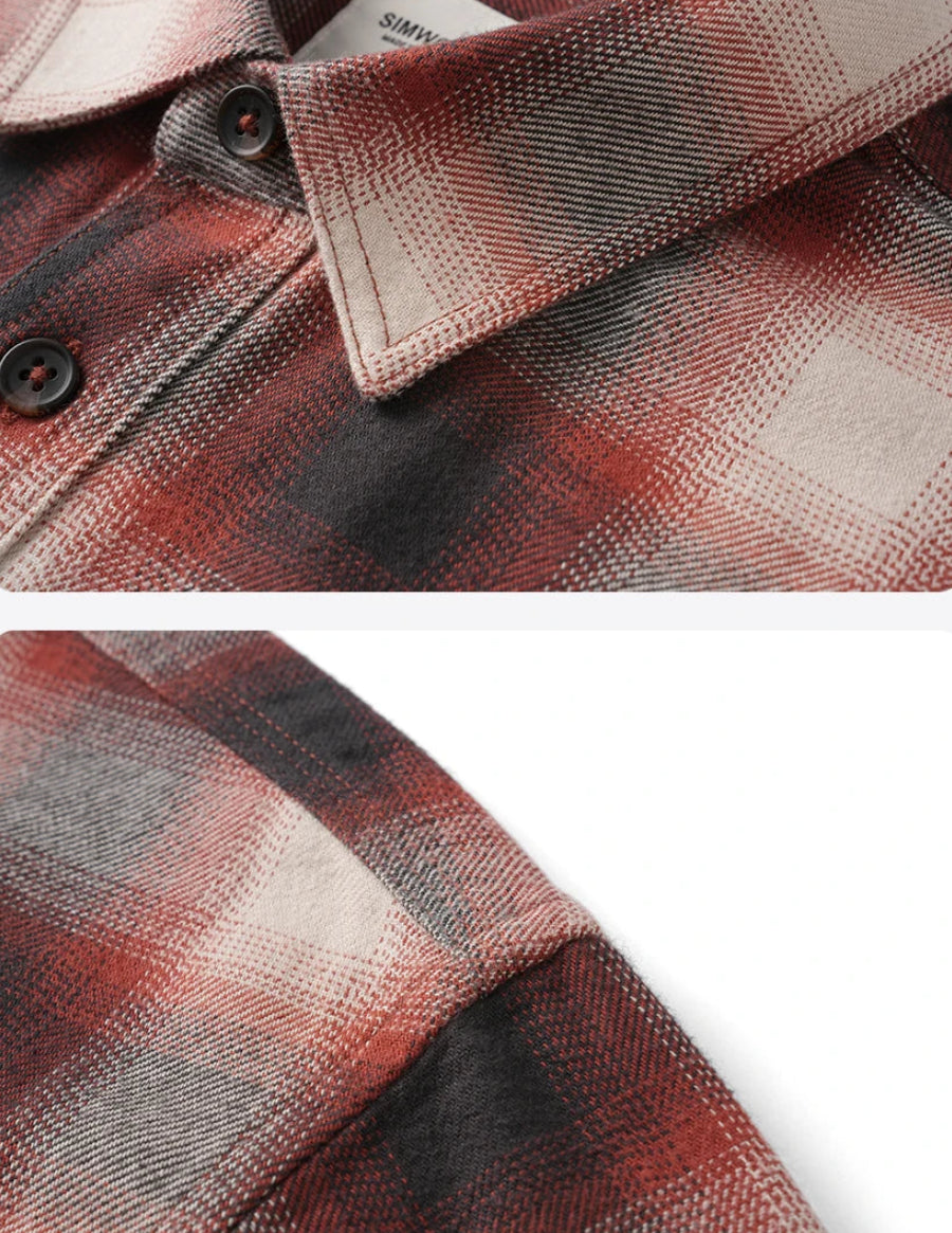 Heavyweight Plaid Flannel Oversized Shirt