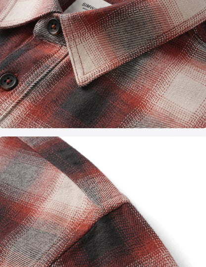 Heavyweight Plaid Flannel Oversized Shirt