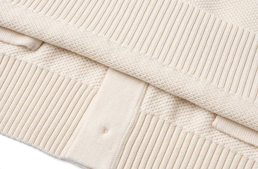 V-Neck Knit Cardigan
