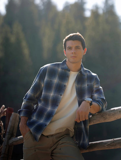 Heavyweight Plaid Flannel Oversized Shirt