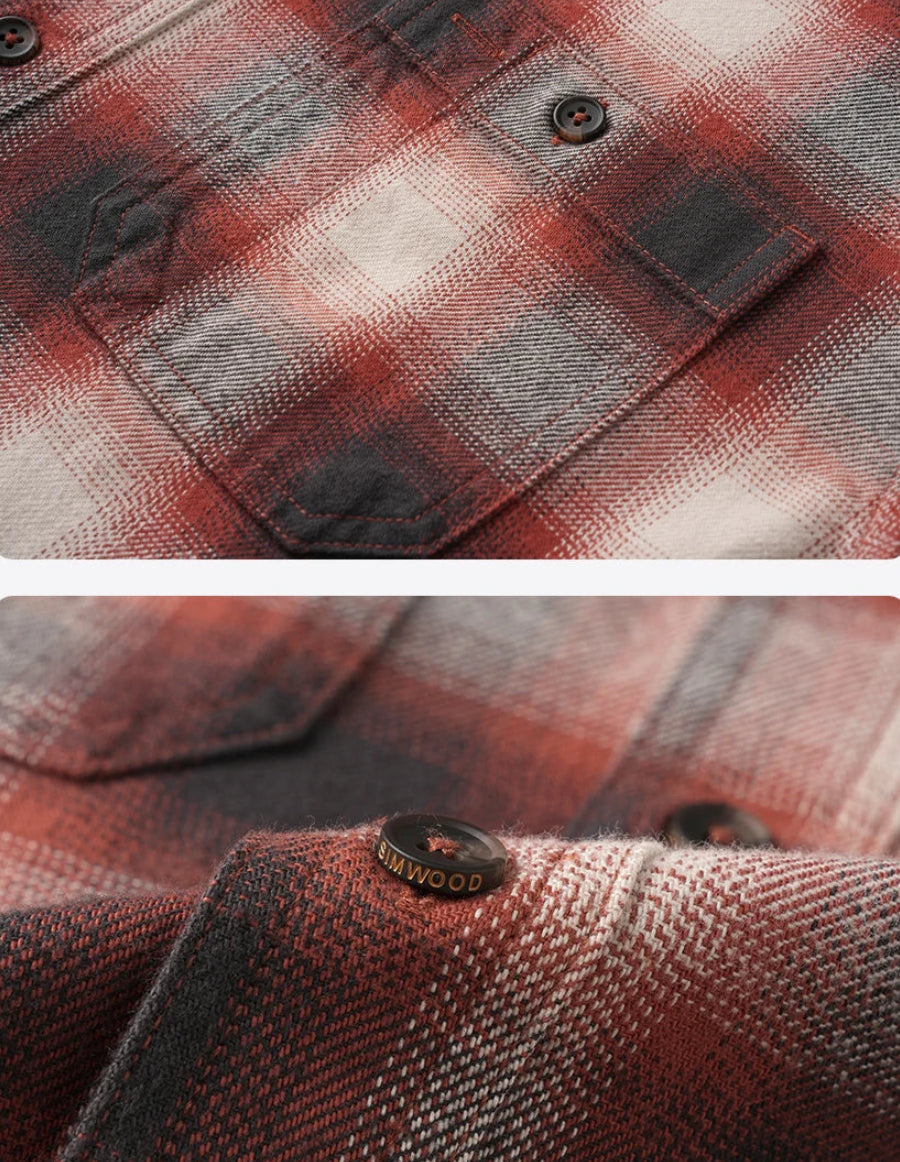 Heavyweight Plaid Flannel Oversized Shirt