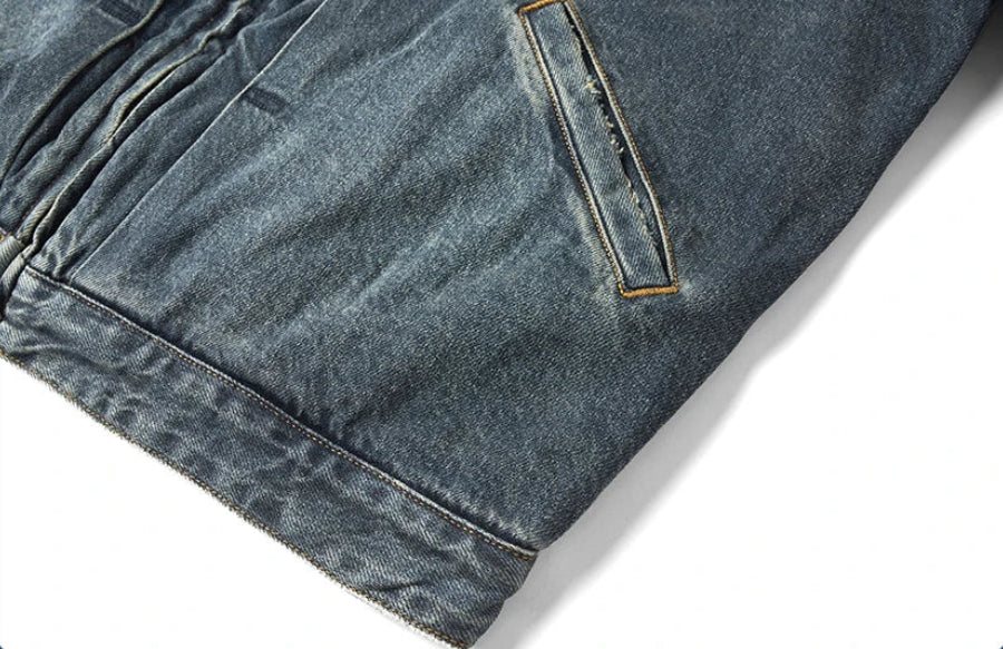 Warm Oversize Denim Jacket
